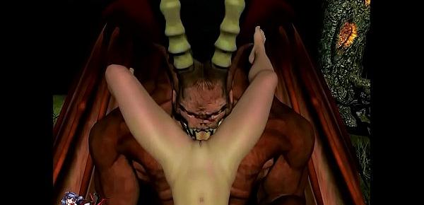  Demon Fucks His Hentai Sex Toy